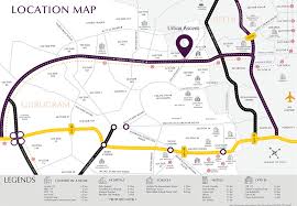 Emaar Serenity Hills Location Map